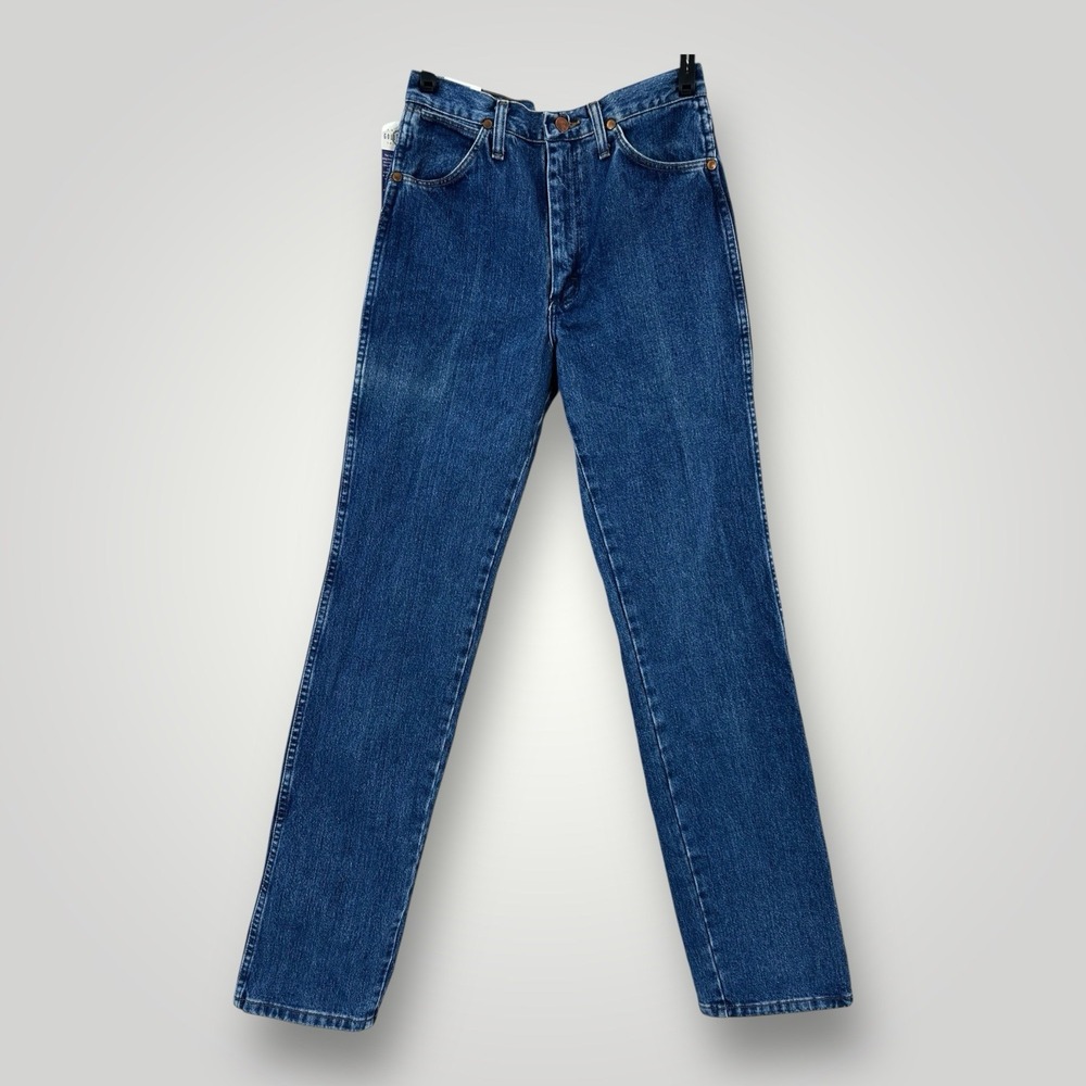 NEW NOS Wrangler Cowboy Cut 936GBK Slim Fit Western Jeans Mens 29x36‎ BLUE Denim